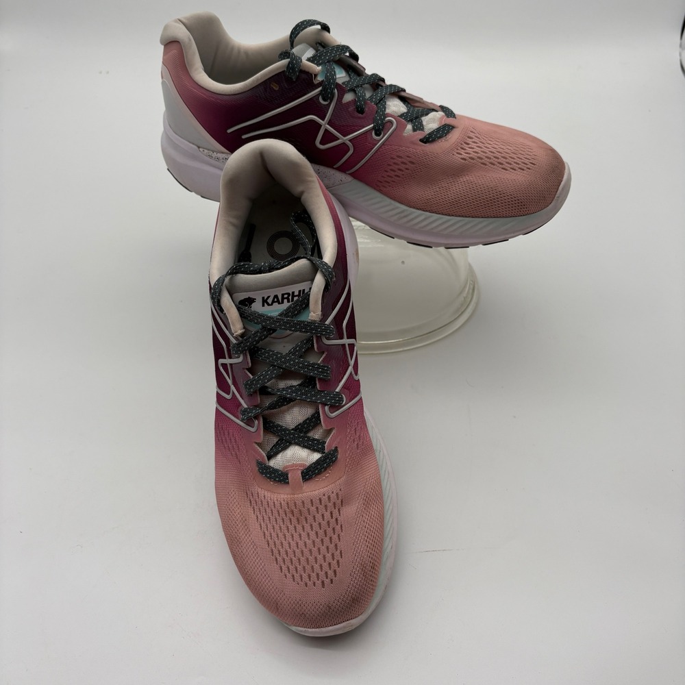 Karhu Fusion Ortix Womens Running Shoes Pink Burgundy Gradient F200328 Size 9.5